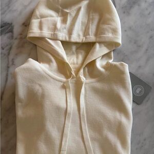 New w Tags Merino Wool Canada Goose Cotton Cream Belleville Hoody